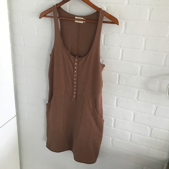 Nation LTD Dresses & Skirts - Nation - Cosy Hazelnut summer Neda dress Size M - Pockets !! 🤎